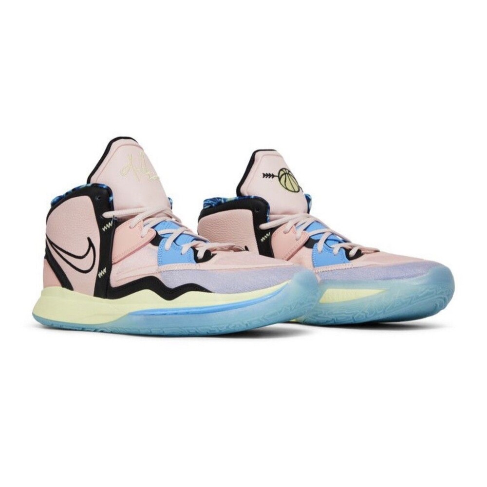 Nike Kyrie Infinity Basketball Shoes Pink Blue South Beach Men’s 8 DH5385-900